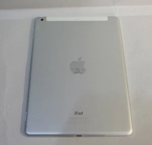  Apple iPad Air 1 -  A1475 9.7" Genuine Rear case SILVER Free UK Delivery - Picture 1 of 2
