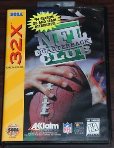 Sega 32x. NFL Quarterback Club. CIB (NTSC USA/CAN) - Picture 1 of 4