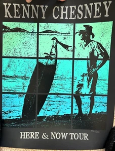 VIP Exclusive Kenny Chesney 2022 Here and Now TOUR 20x16 POSTER Numbered /1400 - Bild 1 von 3