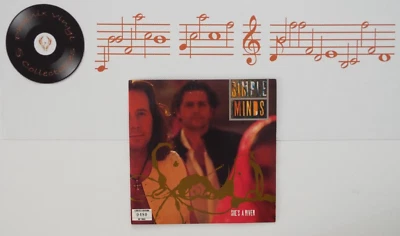 Simple Minds She’s A River 7” Single Ltd Ed No. 0480 Of 7000 A01 B1 Press - NM - Image 1 of 3