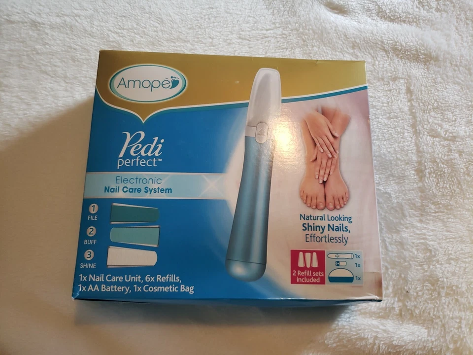 Amope Pedi Electronic Nail Care System 6 Refills Bag