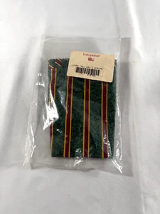Forro de tela a rayas imperiales Longaberger Tall Key Basket 210758 - Imagen 1 de 2