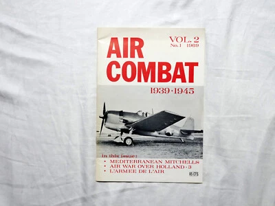Air Combat Magazine Vol 2 #1 Vintage 1969 WWII Photos Air Force Ops LIKE NEW - Image 1 of 4