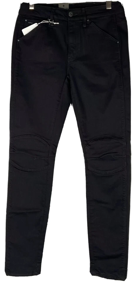 G-Star Raw Women's 5622 Knee Zip Mid Skinny Jeans Size 26x32