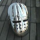 Medieval Battle Ready Top Helmet Knight Crusader,2Mm Mild Steel Helmet Gift