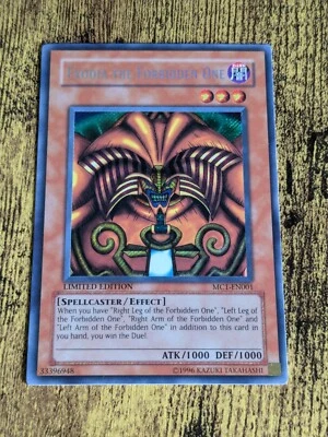 Yugioh Exodia The Forbiden One MC1-EN001 Secret Rare Limited Edition LP - Image 1 of 3