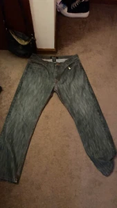 VINTAGE Red Diamond Jeans 38x32 RED STITCHED Y2K  Red Ape True Religion - Picture 1 of 3
