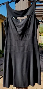NWT! CACHE Black Sleeveless Cocktail Dress Keyhole Neckline Lined size 4 $158 - Picture 1 of 6
