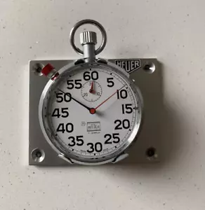 Cronómetro mecánico vintage Heuer Ritter Rattrapante tablero temporizador de rally - Imagen 1 de 7