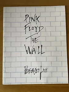 Pink Floyd The Wall Programme And Ticket 1980 - Picture 1 of 7