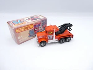Matchbox Superfast 61 Peterbilt Wrecker Truck VNMINT & BOXED - Picture 1 of 9