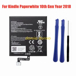 Batterie neuve 58-000271 58-000246 pour Amazon Kindle blanc papier 10e génération PQ94WIF - Photo 1/2