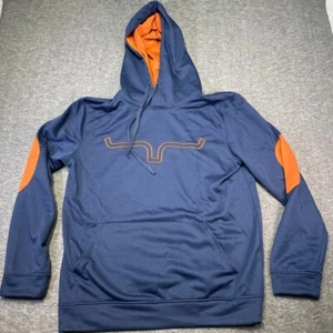 Kimes Ranch Hoodie Herren XL Western Sweatshirt Blau Pullover Freizeit Kuschelig Trendy - Bild 1 von 7