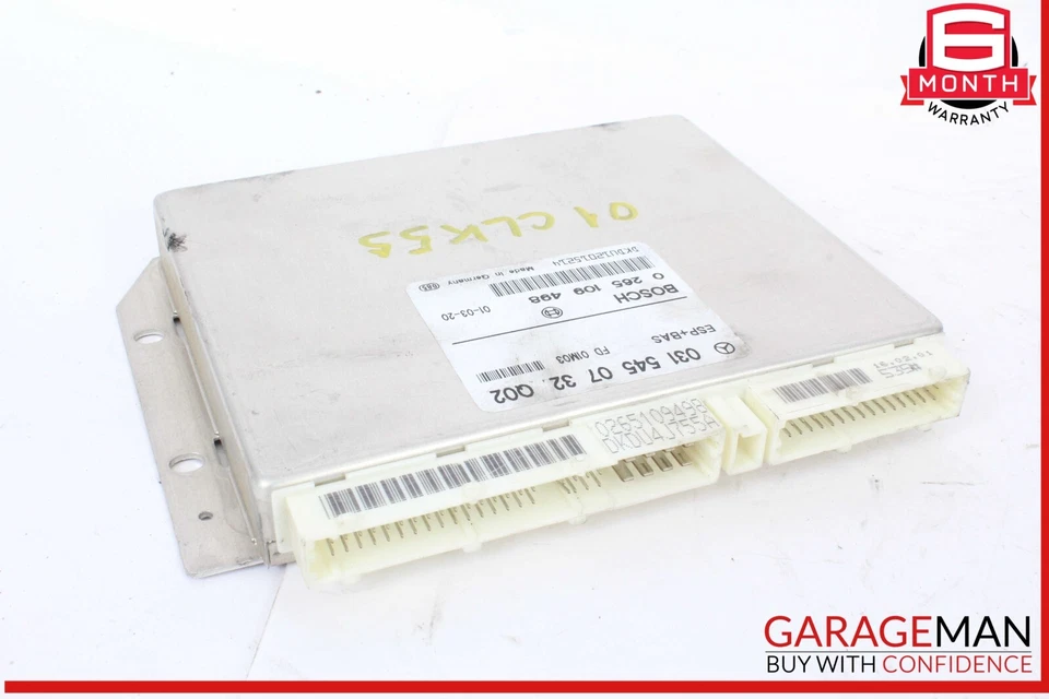 01-03 Módulo de control sistema de frenos antibloqueo ABS Mercedes W208 CLK55 AMG fabricante de equipos originales Foto 1 de 4