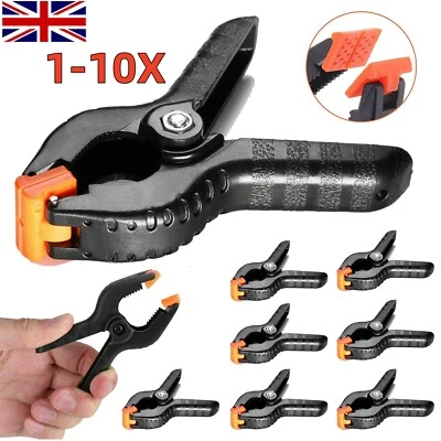 1/5/10X Plastic Spring Clamps Set Heavy Clip 2" Professional Muslin Clamp UK - Image 1 of 4