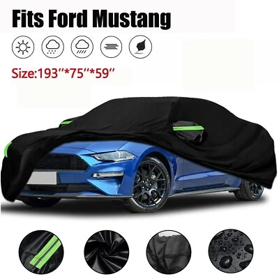 Cubierta de coche impermeable protección contra todo tipo de clima para Ford Mustang exterior Foto 1 de 4