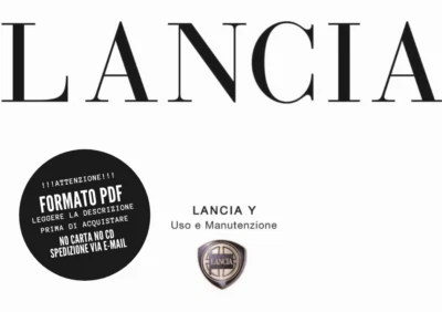 Libretto manuale istruzioni uso e manutenzione in PDF Lancia Y 1995 > 2003 - Immagine 1 di 4