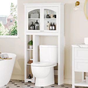 Over The Toilet Cabinet for Bathroom Storage, Above Toilet Shelf Bathroom Org... - Picture 1 of 12