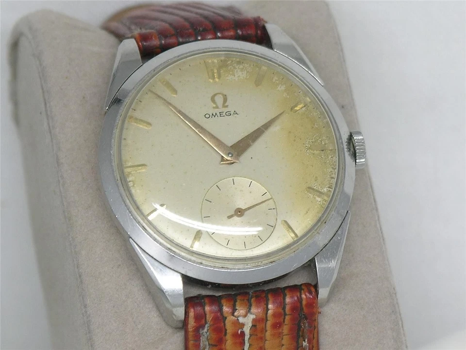 VINTAGE 34MM OMEGA 2900-1 JUMBO MANUAL WIND 17J STAINLESS CAL. 267, SERVICED! - Image 1 of 4