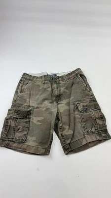 Pantalones Cortos American Eagle Para Hombre 33 Verde Camuflaje Carga Algodón Informal Utilidad Bolsillos Foto 1 de 4