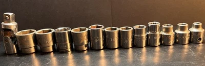 13 Mac Tools, 3/8" Dr. Shallow Sockets 6mm-19mm FREE Shipping - Image 1 of 2