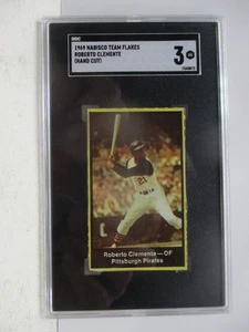 1969 Nabisco Team Flakes Roberto Clemente SGC 3 sehr guter Zustand - Bild 1 von 2