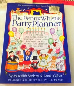 3 Party Books LOT Penny Whistle Warner Lansky Plan EVERY KIND of PARTY! - Picture 1 of 11