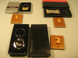 [g1]  Lot of Misc  KEY RINGS Barlow MICROSCAN Harrah's Las Vegas, Flamingo - Picture 1 of 7