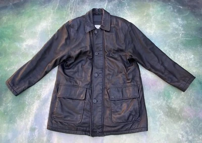 Chaqueta de cuero Hathaway vintage para hombre talla L. Foto 1 de 4