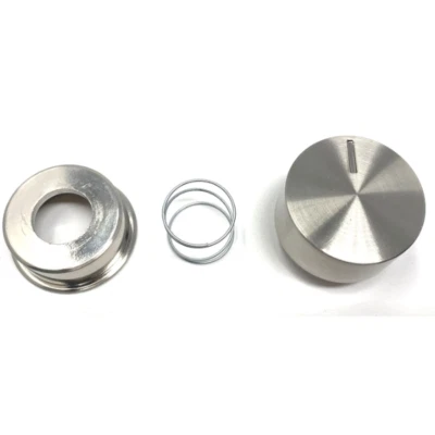 Manopola piano cottura Franke mod.fhne foro mm.6 argento originale 133.0312.533 - Immagine 1 di 3