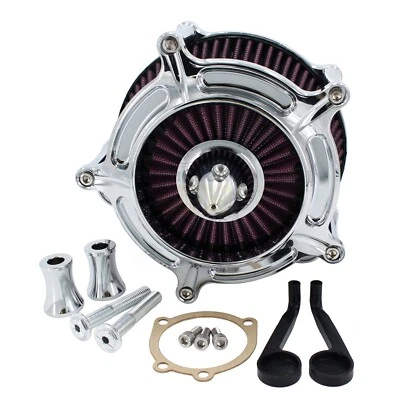 For Harley Air Cleaner Intake Filter Kit Touring Electra Road Street Glide 93-07 - Image 1 of 4