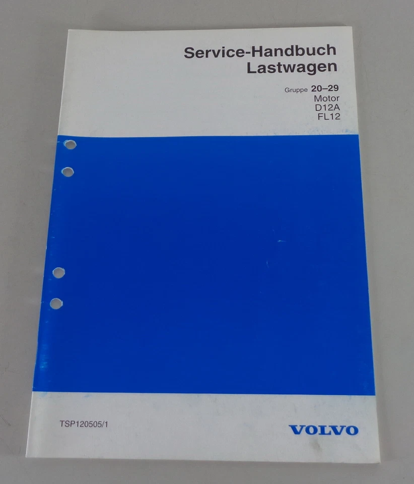 Manual De Taller Volvo Camión FL12 Con Motor D12A De 1995 - Imagen 1 de 1
