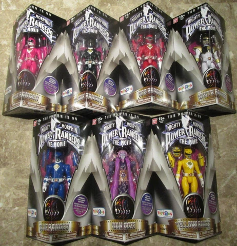 MIGHTY MORPHIN POWER RANGERS THE MOVIE LEGACY FIGURE EXCLUSIVES ROCKY ADAM AISHA Cover