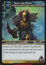 Wow tcg-turov the risen-hero/Icecrown eng