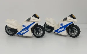 LEGO City : 2x Moto de Police - Réf 18895c02pb03 - Set 60139 - Imagen 1 de 1