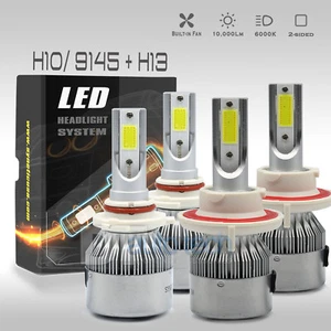 04-14 F-150 H13+9005 Kit de faros LED haz alto/bajo + luces antiniebla kit de bombillas - Imagen 1 de 11