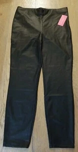 Shoedazzle Women’s Black Faux Leather Pants Size XL - Picture 1 of 6