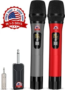 2 micrófonos Inalambricos Para Iglesias Fiestas Eventos Karaoke Top - Imagen 1 de 8