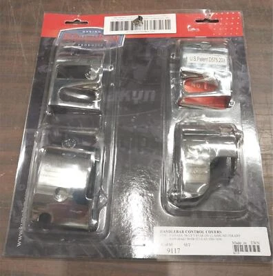 1998-2008 Yamaha V-Star Kawasaki Vulcan Kuryakyn Chrome Handlebar Control Cover - Image 1 of 4