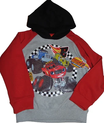 ~¡Sudadera con capucha NICKELODEON BLAZE AND THE MONSTER MACHINES para niños nueva con etiquetas! Talla 6 Bonito FS:)~ Foto 1 de 2