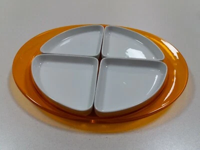 Guzzini set antipastiera arancione - Immagine 1 di 3