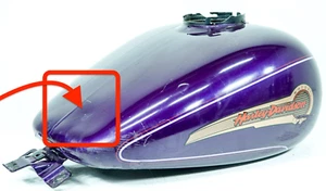 08 Harley Electra Ultra Touring OEM Fuel Gas Gasoline Tank Reservoir DENTED 1320 - Picture 1 of 21