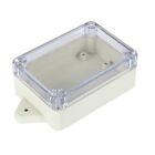 Waterproof ABS Junction Box with Clear Cover for Convenient Cable Monitoring