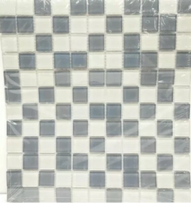 Lote de 10 piezas de azulejos de mosaico de vidrio American Olean 11" X 10" Foto 1 de 3