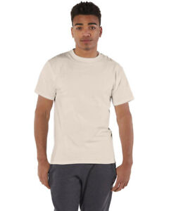Champion T525C Mens Short Sleeve Crew Neck Cotton Stylish Plain Blank T-Shirt
