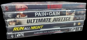 NEW Sealed Action DVDs still in Shrink Wrap 5 Movie Bundle FREE SHIPPING - Picture 1 of 11