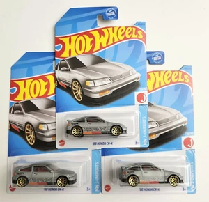 Hot Wheels '88 Honda CR-X Gray #148 - 2023 HW J-Imports -3pcs - Picture 1 of 1