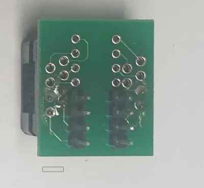 SMD SO8 SOP8 SOIC8 DIP8 2,54mm DIP8 Programmier Adapter SMD-Sockel - Bild 1 von 2