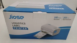 Jiose Logistics Versand Thermo Etikettendrucker 203 DPI hohe Auflösung NEU - Bild 1 von 5
