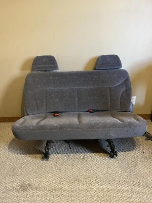 Dodge Grand Caravan 1999 tercera o segunda fila asiento de banco extraíble plegable usado gris Foto 1 de 4
